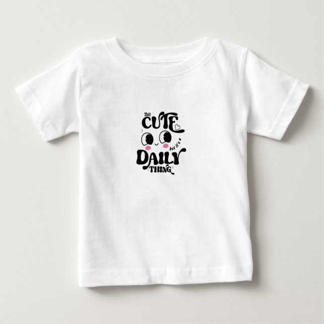 Para Bebê Camiseta de bebé (Frente)