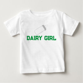 Para Bebê Camiseta de bebé “Dairy Girl”