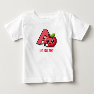 Para Bebê Camiseta de bebé fofa personalizável
