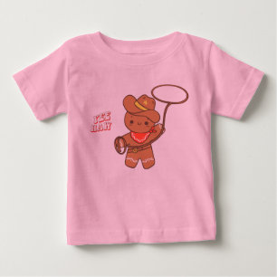 Para Bebê Camiseta de Bebê: Pequeno Cowboy em Aventura