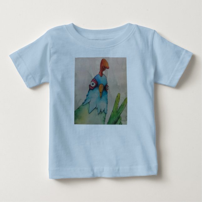 Para Bebê camiseta de beisebol de frango infantil (Frente)