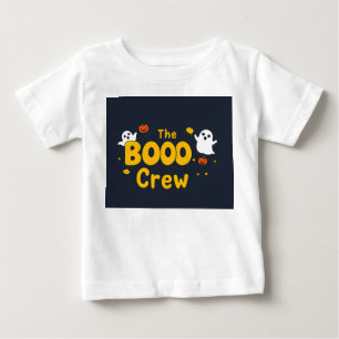 Para Bebê Camiseta de Boo Crew 2. Crianças Halloween Roupa 3