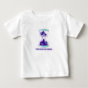 Para Bebê camiseta de ciência com arte cósmica da galáxia es