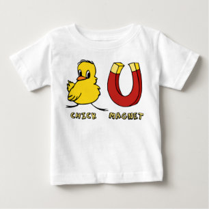 Para Bebê Camiseta de criança de pintinho Magnet