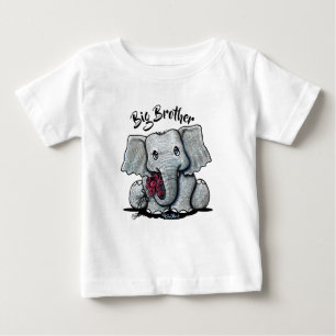 Para Bebê Camiseta de Criança Elefante KiniArt