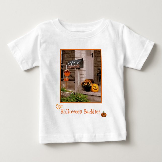 Para Bebê Camiseta de Criança 'Halloween Buddies' (Frente)