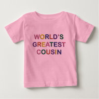 Camiseta de Criança Rosa Primo dos Maiores Primos