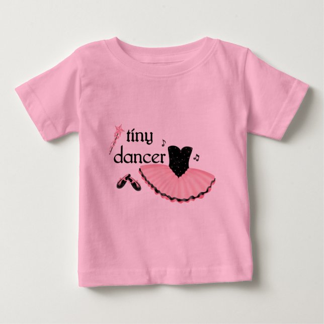 Para Bebê Camiseta de Criança Tiny Dancer (Frente)