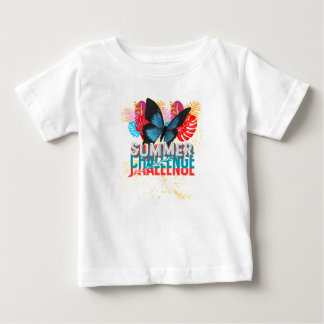 Para Bebê Camiseta de desafio de verão