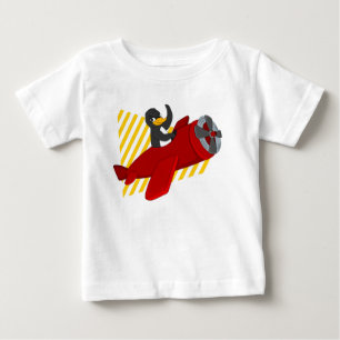 Para Bebê Camiseta de desenho animado voando