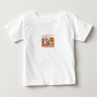 Para Bebê Camiseta de design de Palhaço e Circo Animal 🎭