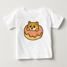Camiseta de Donut de Cachorro Fofo – Presente de C