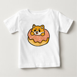 Para Bebê Camiseta de Donut de Cachorro Fofo – Presente de C