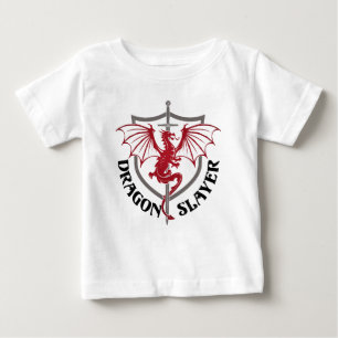 Para Bebê Camiseta de Dragão
