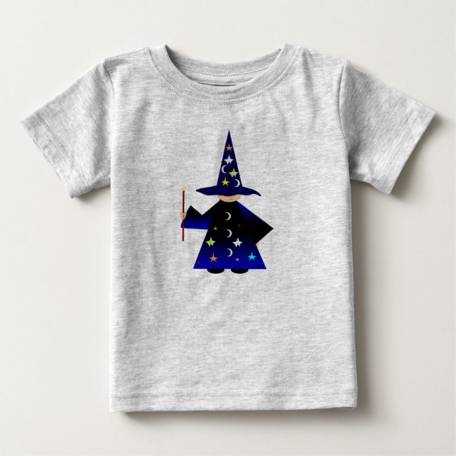 Para Bebê Camiseta de Feiticeiro (Frente)