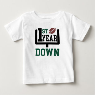 Para Bebê Camiseta de Futebol do 1º aniversário de 1rua