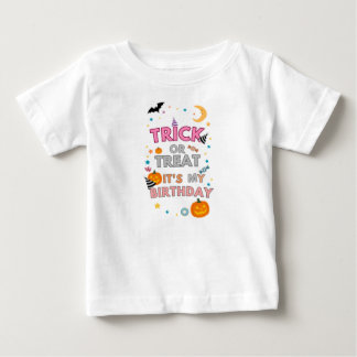 Para Bebê Camiseta de Halloween - Doces ou Travessuras É Meu