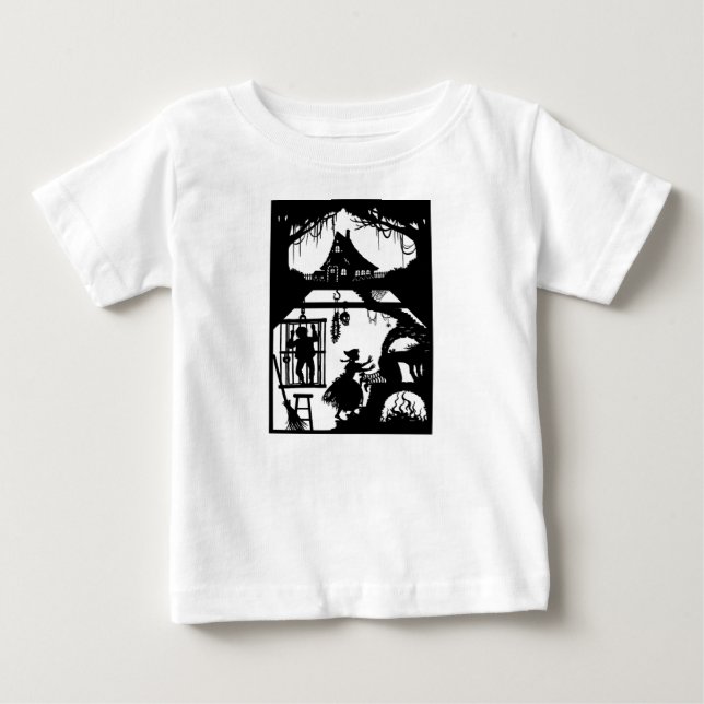 Para Bebê Camiseta de Hansel e Gretel Baby (Frente)