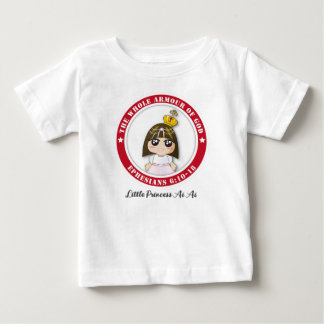 Para Bebê Camiseta de Jersey Fina Little Princess Ai Ai Baby