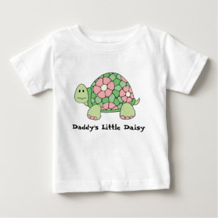 Para Bebê Camiseta de margarida pai