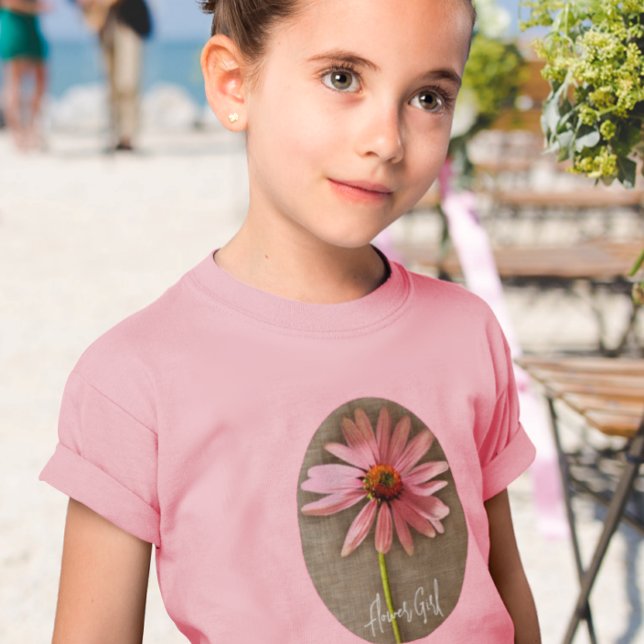 Para Bebê Camiseta de Menina de Flores (Criador carregado)