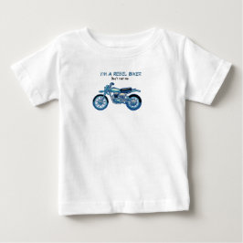Para Bebê Camiseta de motoqueiro menino rebelde