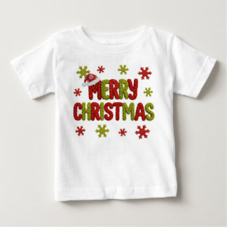 Para Bebê Camiseta de Natal