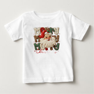 Para Bebê Camiseta de Natal