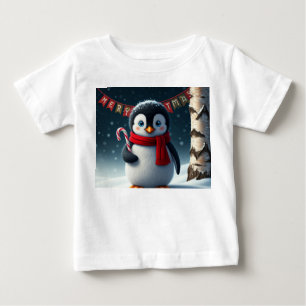 Para Bebê Camiseta de Natal Feliz - Holi Adorável