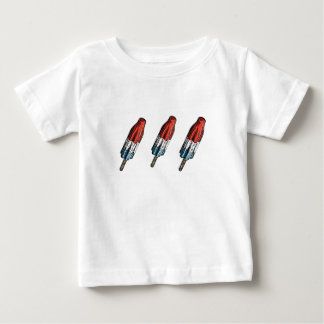 Para Bebê camiseta de pop de picolé-bomba