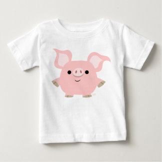 Para Bebê Camiseta de Porco, Bebê, Cute Shore