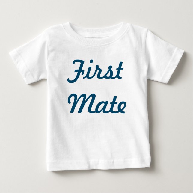 Para Bebê Camiseta de primeira refeição (Frente)