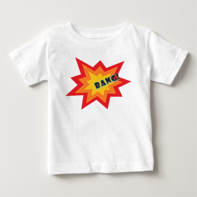 Para Bebê Camiseta de Quadrinhos (Frente)
