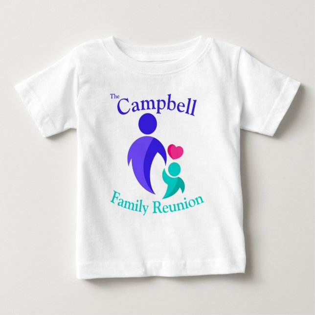 Para Bebê Camiseta de Reunião da Família (Frente)