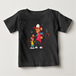 Para Bebê Camiseta de revestimento do pai e do Me