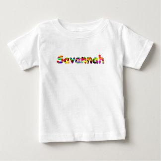 Para Bebê Camiseta de Savannah