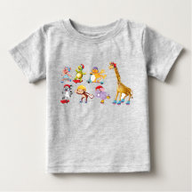 Camiseta de Skating Animal Baby Fine Jersey