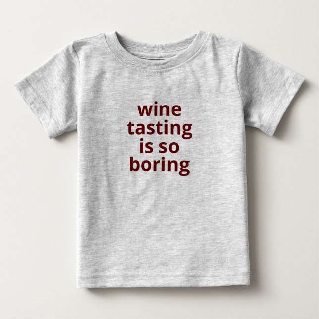 Para Bebê Camiseta de vinho T-Shirt (Frente)