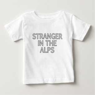 Para Bebê Camiseta Divertida Estranhos Nos Alpes