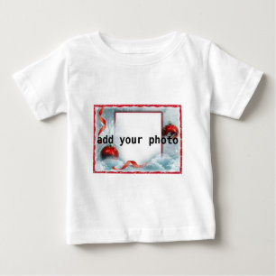Para Bebê camiseta do boneco de neve manga longa