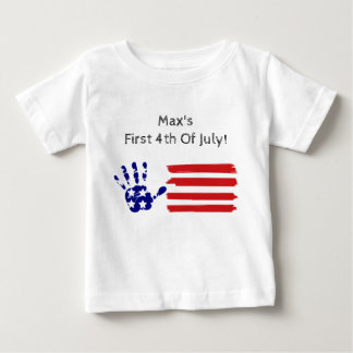 Para Bebê Camiseta do Dia 4 de Julho