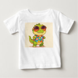 Para Bebê Camiseta do dinossauro