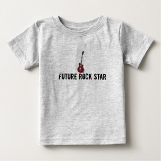 Para Bebê Camiseta do Future Rock Star