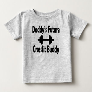 Para Bebê Camiseta do futuro CrossFit do Pai