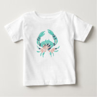Camiseta do Lago Aquamarine Crab Ocean Lover