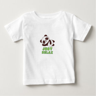 Para Bebê camiseta do panda mais fofo