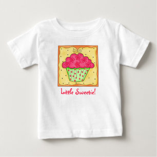 Para Bebê Camiseta do pequeno Docinho Toddler Kid