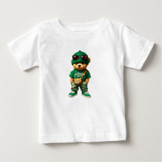 Para Bebê Camiseta do Urso de Pelúcia do Hip Hop Legal