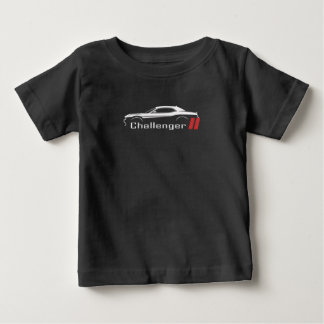 Para Bebê Camiseta Dodge Challenger Muscle Car Bandeira Amer