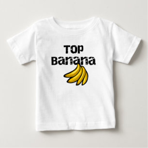 Para Bebê Camiseta e presentes da banana superior